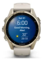 Relógio Garmin Fenix 8s Safira Ouro Suave Com Gps 43mm - Imagem 2