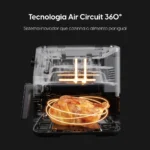 Fritadeira Air Fryer Gran Fry 8 Litros 110v 1.750w Preta Gre - Imagem 6