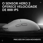 Mouse Gamer Sem Fio Logitech G Pro 2 Lightspeed Rgb Lightsync Branco - Imagem 12