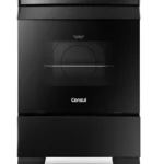 Fogão 4 Bocas Preto Consul Com Mesa Esmaltada - Cfo4zae