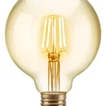 Kit 10 Lâmpadas Filamento Led G95 4w Bivolt 2200k Elgin 127/220v Amarela