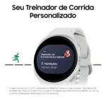 Samsung Galaxy Watch8 Smartwatch 44mm Lte, Galaxy Ai Prata Prata Prata - Imagem 4