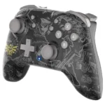 Controlador Sem Fio Zelda Para Nintendo Switch Hori Pad Grey