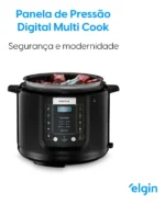 Panela De Pressão Digital Multi Cook 5l 900w Elgin Cor Preto Frequência 60 Hz - Imagem 2