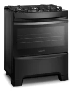 Fogão 5 Bocas Continental Preto Mesa De Vidro Fc5gb - Bivolt 110v/220v - Imagem 5