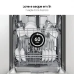 Lava-louças Samsung Com 14 Serviços Black Inox - Imagem 7