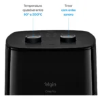 Fritadeira Elétrica Air Fryer Cinq Fry Elgin 5l 1.500w Preto 220v