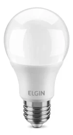 Kit 50 Lâmpadas Led Bulbo 9w Branco Quente Elgin 127/220v Branco-quente - Imagem 4