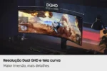 Monitor Samsung Odyssey G9 49"dqhd 144hz ajuste de altura cor preto - Imagem 9