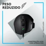 Mouse Gamer Logitech G502 X com Switch LIGHTFORCE - Preto - Imagem 6