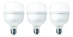 Kit 03 Lâmpadas Led Bulbo 65w Branco Frio 6500k Elgin