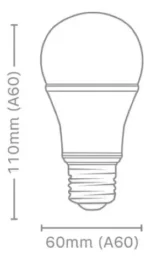 Kit 10 Lâmpadas Bulbo Led 9w Bivolt 3000k Branca Morna Elgin 127v Branco-quente - Imagem 5