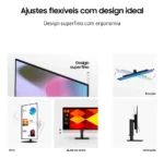 Monitor Samsung Essential S4 24 , Fhd, 100hz Cor Preto - Imagem 9