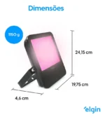 Refletor Smart Led - 50w Compatível Com Alexa E Google Home - Imagem 3