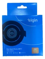 Kit 8x Eco Spot Preto Elgin 3w Redondo 3000k - Imagem 3