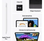 Ipad Air 11 M2, 6ª Geração, Wi-fi + Cellular, 1tb - Cinza Cinza Espacial - Imagem 9