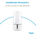 Umidificador De Ambiente De Ar Ultrassónico 2 Litros - Elgin Cor Branco - Imagem 7
