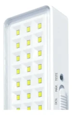 Luminária de Emergência 60 leds 4w 6500k Branco Frio Elgin - Imagem 5