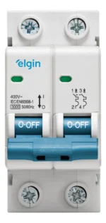 Disjuntor Bipolar 10a Termomagnético 2 Polos Elgin - Imagem 2