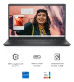 Notebook Dell Inspiron 13 Gen Intel Core I7 512gb Linux Preto - Imagem 2