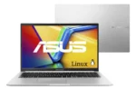 Notebook ASUS Vivobook 15 M1502YA AMD Ryzen 7 5825U 16GB Ram 1TB SSD Linux KeepOS 15,6" FHD Cool Silver - NJ613