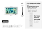 Samsung Vision Ai Tv 43 The Frame 4k Ls03f 2025 - Imagem 5