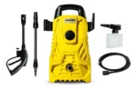 Lavadora de Alta pressão Kärcher Compacta 1500 PSI/Libras 1400W 300L/h com Aplicador de Detergente e Lança Regulável 220v