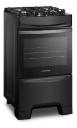 Fogão 4 Bocas Continental Preto Mesa De Vidro Fc4gb - Bivolt 110v/220v - Imagem 5