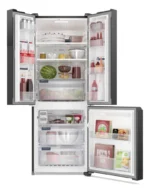 Geladeira Frost Free Inverter 480L Efficient AutoSense 3 Portas Black Inox Look IM7B Electrolux - Imagem 5