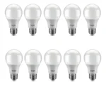 Kit 30 Lâmpadas Led 9w Bulbo Elgin Luz Amarela 3000k E27