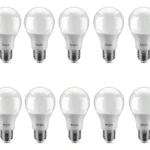 Kit 30 Lâmpadas Led 9w Bulbo Elgin Luz Amarela 3000k E27