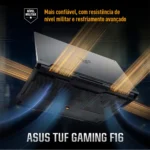 Notebook Asus Tuf Gaming F16 Fx607vj Nvidia Rtx 3050 Intel Core 5 210h 16gb Ram 512gb Ssd Windows 11 Home Tela 16 Nível Ips 144hz Cinza - Rl007w - Imagem 7