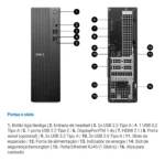 Desktop Dell Slim Ecs1250 Intel Core I7 Ds-i714700-m40 - Imagem 6