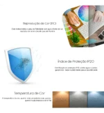 Kit 5 Lâmpadas Filamento Led G95 4w Bivolt 2200k Elgin 127v/220v - Imagem 5