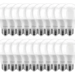 Kit 20 Lâmpadas Led Bulbo 9w E27 Bivolt Inmetro Elgin