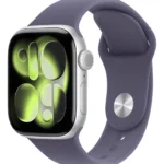 Apple Watch Series 11 GPS Cellular Caixa prateada de alumínio 42 mm Pulseira esportiva roxo-névoa - Distribuidor Autorizado