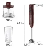 Mixer 3 Em 1 Electrolux Vermelho 600w Inox (eib21) - Imagem 2