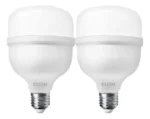 Kit 2 Lâmpadas Super Bulbo Alta Potência Led 20w 6500k Elgin Cor da luz Branco-frio 110V/220V