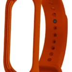 Bracelete De Silicone Para Mi Band 3 / 4 Xiaomi, Laranja Laranja