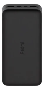 Power Bank Redmi 20000mah 18w Fast Charge Xiaomi, Preto