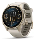 Relógio Garmin Fenix 8s Safira Ouro Suave Com Gps 43mm