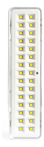 Luz De Emergência Luminária 30 Leds 2w Recarregável - Elgin Branco 127/220v