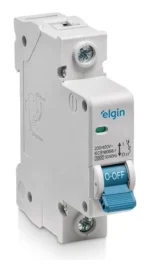 Disjuntor Monopolar Termomagnético 1 Polo 6a - Elgin - Imagem 2