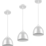 Kit 3 Luminária Pendente Led Colorido Fun 9w 6.500k - Elgin 127/220v Branco