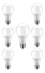 Kit 7 Lâmpadas Led Bulbo 15w E27 Branco Frio Inmetro Elgin 127/220v Branco-frio