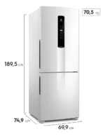 Geladeira Electrolux Frost Free Inverter 490l Experience Inv Branco 110v - Imagem 2