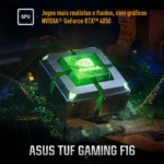Notebook Asus Tuf Gaming F16 Fx607vu Rtx4050 Intel Core I7 13620h 16gb Ram 512gb Ssd Windows 11 Tela Nível Ips 16 Led 144hz Gray - Rl007w - Imagem 4