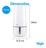 Umidificador De Ambiente De Ar Ultrassónico 2 Litros - Elgin Cor Branco - Imagem 3