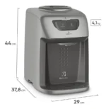 Bebedouro de Água Electrolux Prata com Refrigeração Eletrônica (BE11X) Bivolt - Imagem 2