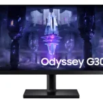 Monitor Samsung Odyssey G30 LS24BG300ELMZD 24" Full HD Va 144Hz FreeSync Preto